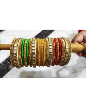 Bangle Sets - Red Green Yellow